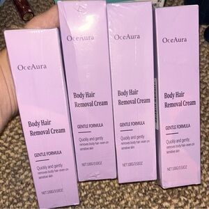 OceAura Body Hair Removal Cream Set of 4. New